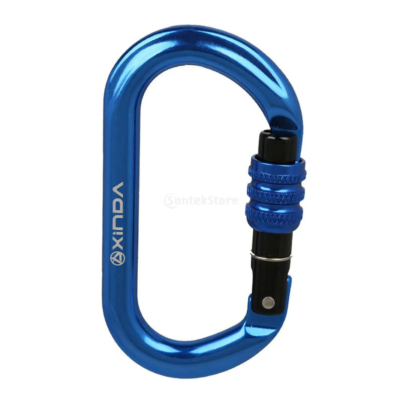 Description Picture 3 of itemClimbing Carabiner Snap Hook Mountaineering Safety 30KN D-Ring Accessories Outdoor Fishing Traveling Hiking Clip D-Ring Carabi