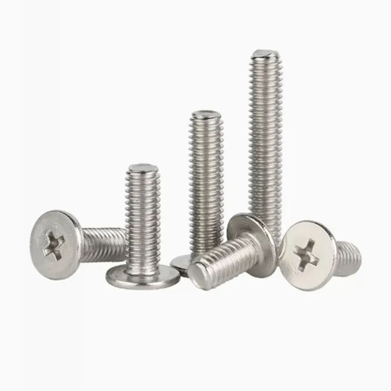 Stainless steel cross flat head screw CM