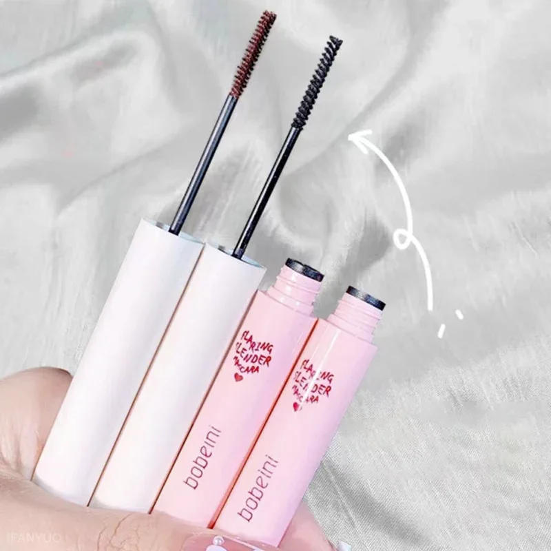 Description Picture 5 of itemSilk Fiber Matte Mascara Makeup Ultra-Fine Brush Lengthens Eyelashes Waterproof Fast Dry Brown Black Curling Mascara Comestics