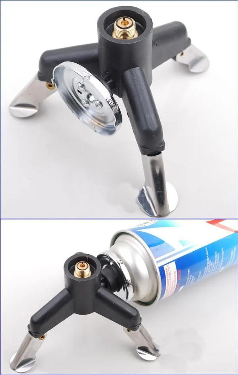 Description Picture 5 of itemOutdoor Tripod Gas Stove Connector Gas Stove Adapter Three-Leg Gas Tank Adapter