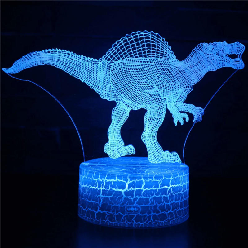 Description Picture 4 of itemNighdn Children's Night Light LED Dinosaur 3D Lamp for Kids Bedroom Decoration Child Nightlight Birthday Gift for Boys Girls