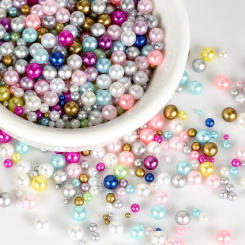 5g 1.5mm-4mm Matte Pearl Nails Rhinestones Decorations Colorful Nail Accessories 3D Nail Charms Manicure