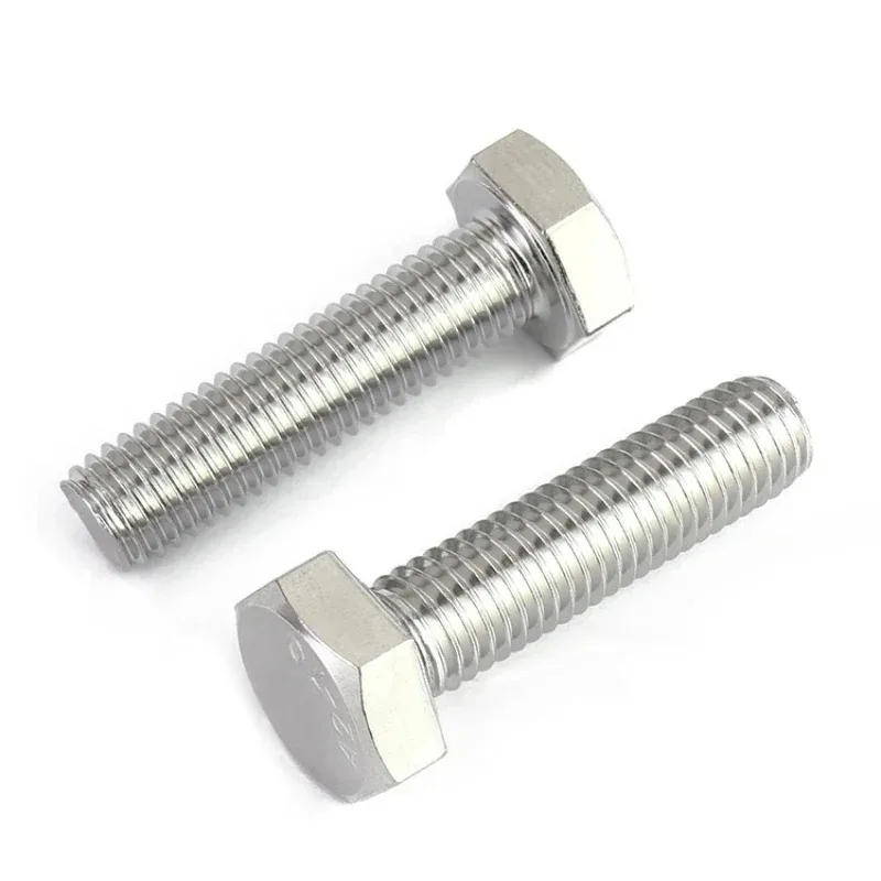 Description Picture 6 of item304 Stainless Steel External Hexagonal Screw Full Tooth Bolt M1.6 M2 M2.5 M3 M4
