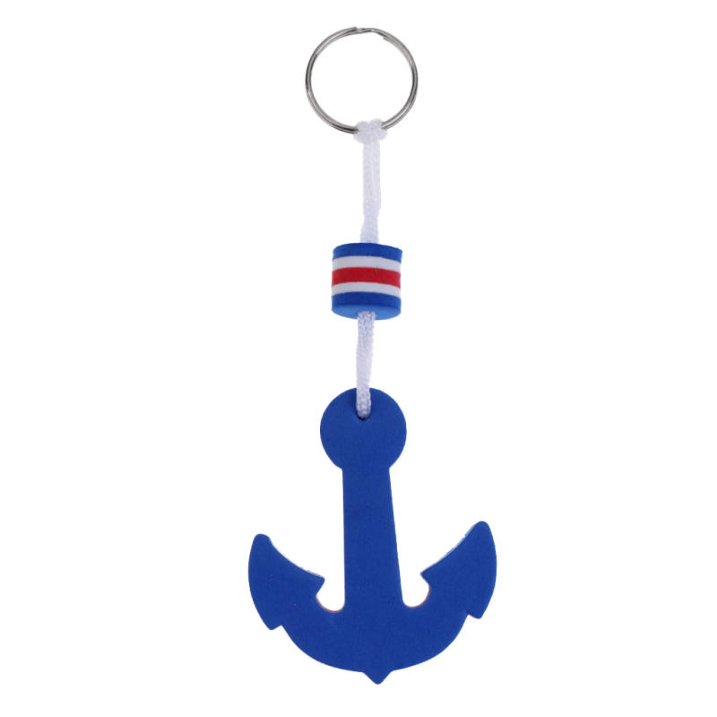 Description Picture 3 of itemBoating Sea Fishing Water Floating Keychain Key Ring- Anchor Shape Blue Water Sports Rowing Inflatable Boats Yacht Accessories