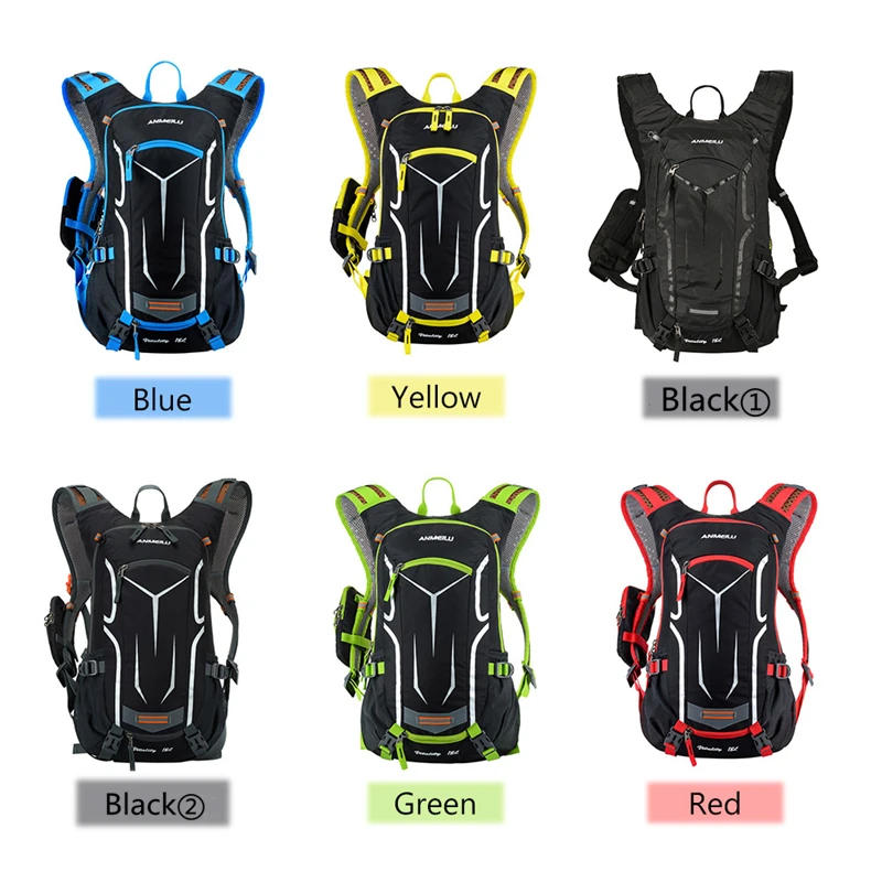 Description Picture 5 of item18L Cycling Backpack MTB Bicycle Bag with Rain Cover Breathable Riding Camping Hydration Bike Backpack Hiking Reflective Bags