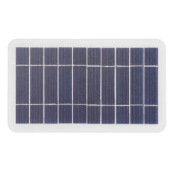 2W 5V Solar Panel Portable For Fast Phone Charging Outdoor Mini Solar Charger Outdoor Portable Solar Powered Single Crystal