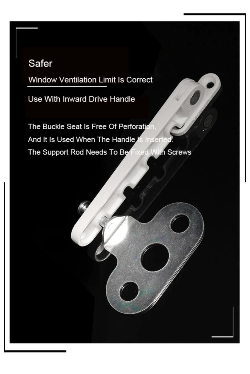 Description Picture 5 of itemWindow Support Adjustable Protector Child Safety Inner Opening Window Security Child Proof Door Rock Blocking Lock Plastic Steel