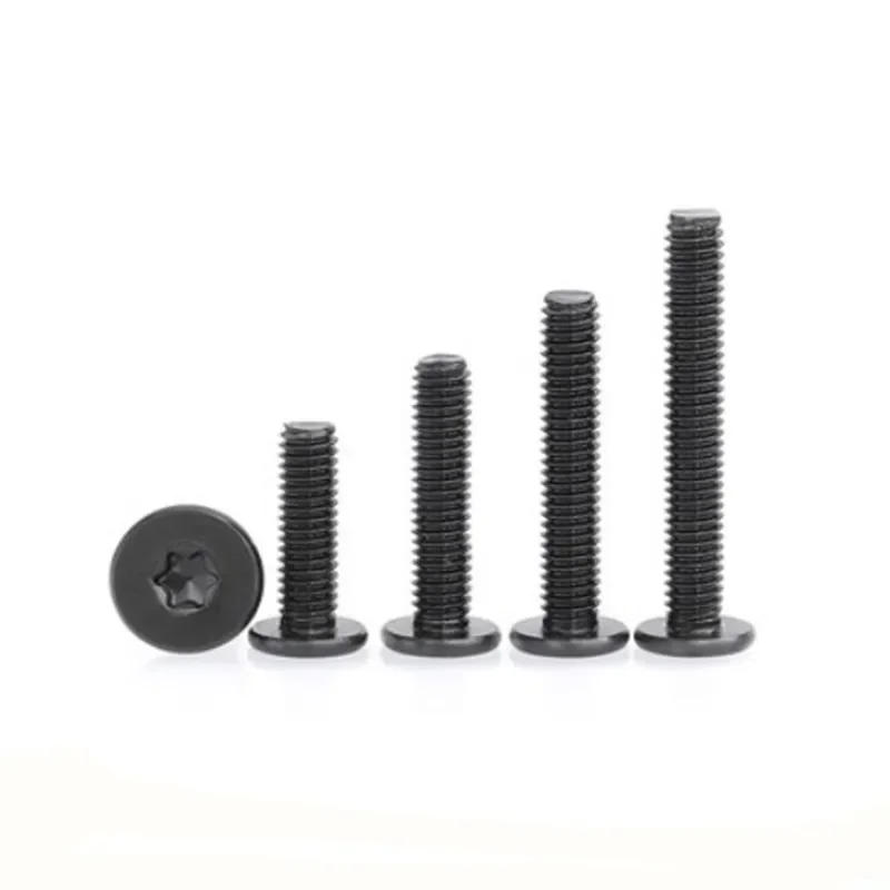 Description Picture 6 of item5/10/50pc CM Torx thin screw M2 M2.5 M3 M4 M5 M6 M8 A2-70 Stainless Steel black colour Six-Lobe Ultra Thin Flat Wafer Head Screw
