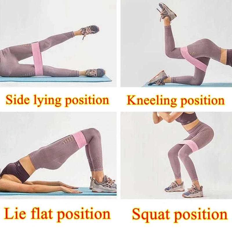 Description Picture 5 of item1- 3pcs Resistance Band Set For Full-Body Workouts Strength Training Yoga And Pilates - Durable And Elastic