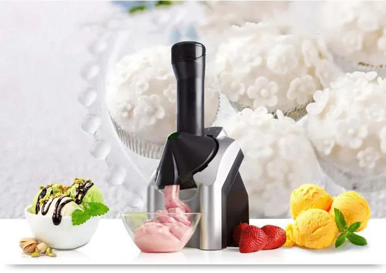 Description Picture 2 of item110V/220V Automatic Ice Cream Maker Electric Frozen Fruit Dessert Ice Cream Machines Frozen Yogurt Milkshake Squeezer