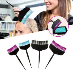 Hair Dye Coloring Brushes Dual-Purpose Hair Coloring Dyeing Paint Tinting Comb Salon Hairdressing Hair Coloring Tool