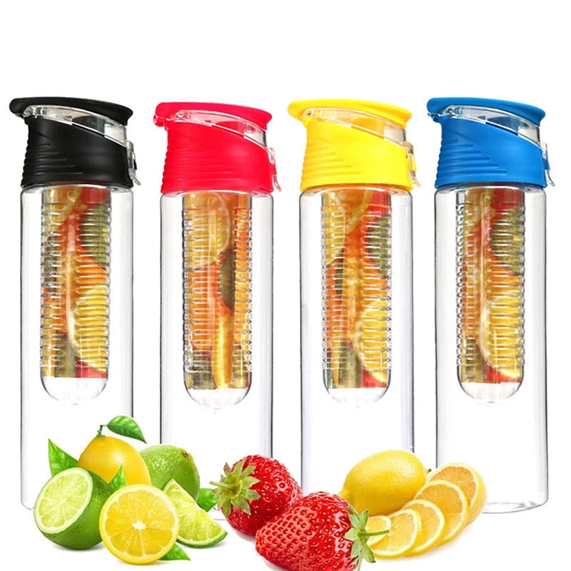 Description Picture 3 of itemPortable Sport Water Bottles Fruit Infuser Plastic Water Cup Bpa Free 700ml Water Bottles With Filter Juice Shaker Water Cup