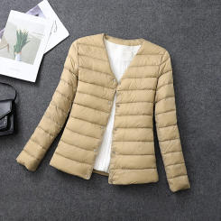 Female Light Duck Down Matt Fabric Lightweight Coat Warm Women Windbreaker Parka Women's Down Jackets Plus Coats