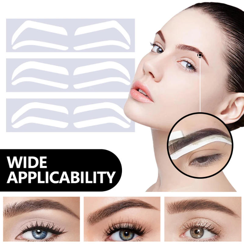 Description Picture 4 of itemDisposable Eyebrow Design Stencil Eyebrow Tint Airbrush Auxiliary Sticker for Brows Shaping with Single EyebrowsType Option eye
