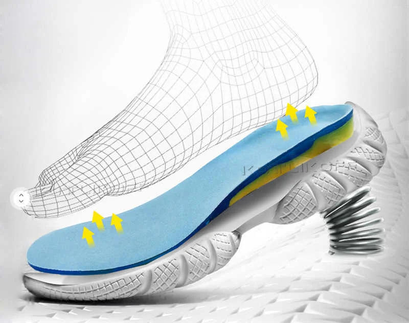 Description Picture 2 of itemShock absorption and pressure reducing sports insole Basketball football Running mountaineering silicone insole