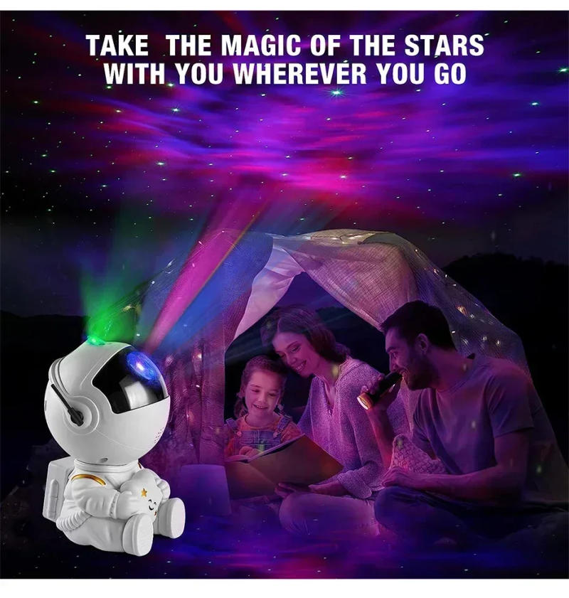 Description Picture 2 of itemStar Projector Galaxy Night Light Astronaut Space Projector Starry Nebula Ceiling LED Lamp for Bedroom Home Decorative kids gift