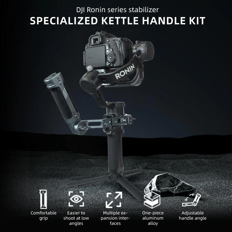 Description Picture 4 of itemLeaplight Metal Sling Hand Grip Gimbal Handle for DJI RS4 PRO RS3 RSC2 RS3 Mini Gimbal Stabilizer Handheld Ergonomic Grip