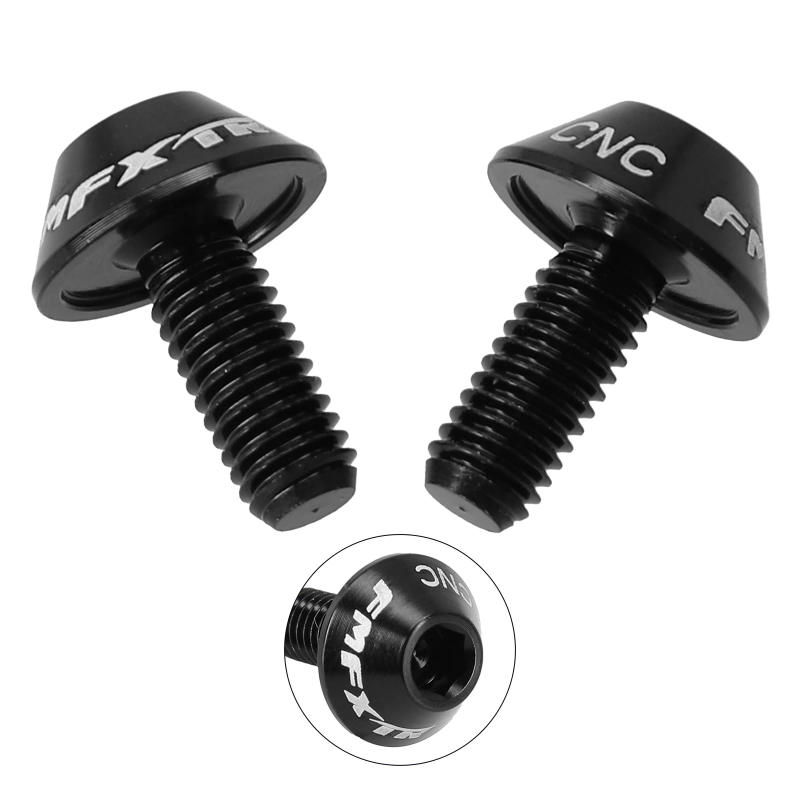 Description Picture 4 of item2pcs Bicycle Bottle Cage Screw Aluminum Alloy M5x12 Fixing Screws Replacement Bike Accessories CyclingParts