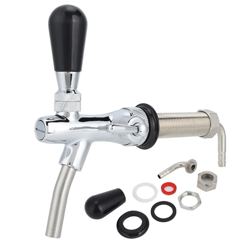Description Picture 2 of itemG5/8in Thread Long Shank Adjustable Draft Beer Faucet Tap Dispenser Wine Tools Home Brewing Accessories