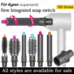 Upgraded Adapter Hair Dryer Curling Automatic Curling Nozzle For Dyson Supersonic Hair Dryer Accessories Cylinder Comb Nozzles