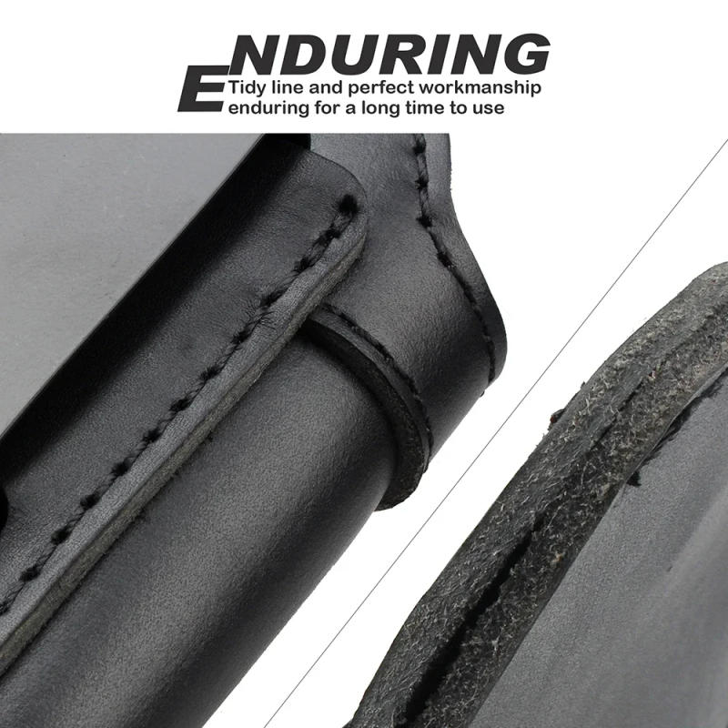 Description Picture 4 of itemLeft RIGHT Tactical Leather Holster for Concealed Carry Airsoft IWB Gun Holsters for Glock 17 19 43X Sig P365 9mm for Hunting