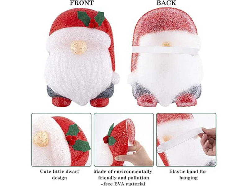 Description Picture 3 of itemChristmas Snowman Porch Light Cover Decorations Wall Lamp Lampshade Fits Standard Outdoor Porch Lamp Decor