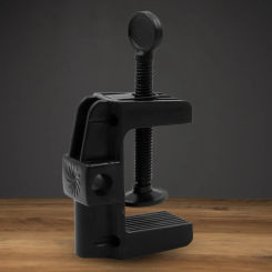 Cantilever Bracket Clamp Non-Slip Universal Bracket Clamp C Shape Plastic Stand Clip for Microphone Desk Lamp Ringlight