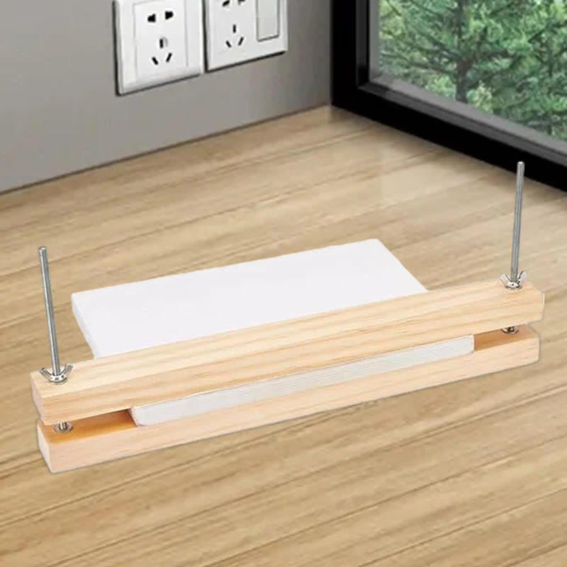 Description Picture 2 of itemBinding Machines Lightweight Practical Durable Multifunctional Wooden Bookbinding Press for Desktop School Home Office Cardboard