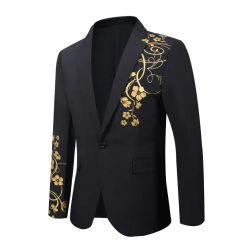Spring and autumn new casual small suit slim trend personality one button suit jacket