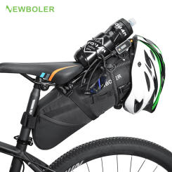 NEWBOLER Bike Saddle Bag Waterproof MTB Road Bicycle 10L 13L Large Capacity Cycling Bag Foldabe Tail Rear Bag Trunk Accessories