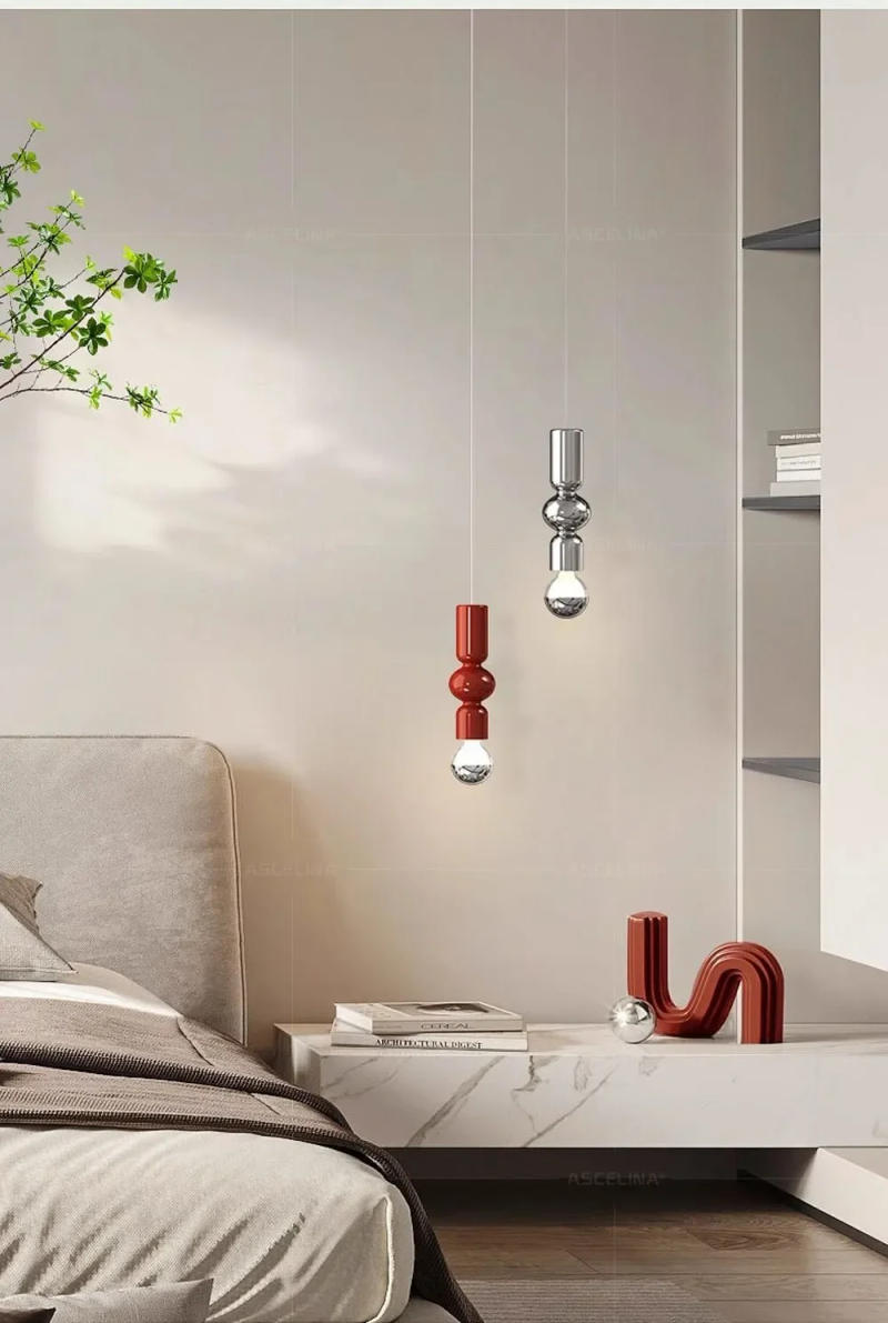 Description Picture 6 of itemNordic Creativity Pendant Lights Cream Style Interior Decoration Hanging Lamp Bedroom Bedside Study Parlor Indoor LED Luminaries