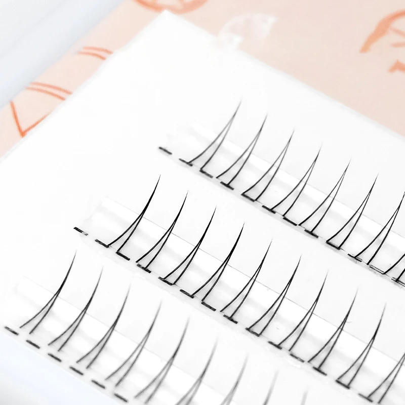 Description Picture 4 of itemJ curl V Shape Under Eyelash Comic Eye Lashes Natural Bottom Lashes Soft Manga Eyelashes Bunches Eyelash Clusters Korean Makeup