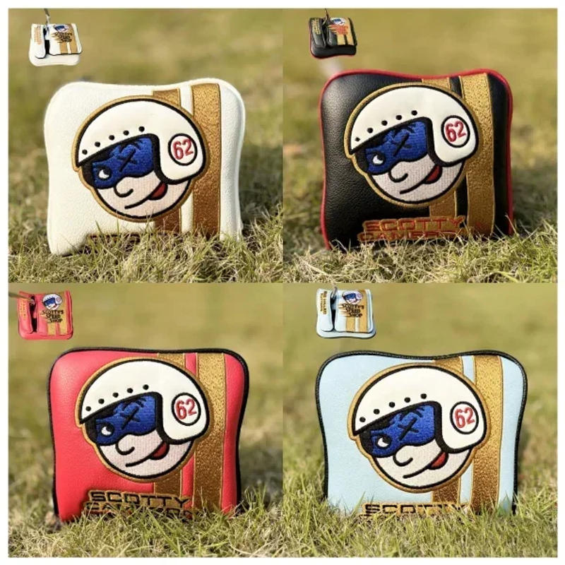 Description Picture 6 of itemSemi-Circle Golf Headcovers for Putter | Cool Helmet PU Leather Design | Club Protector Set