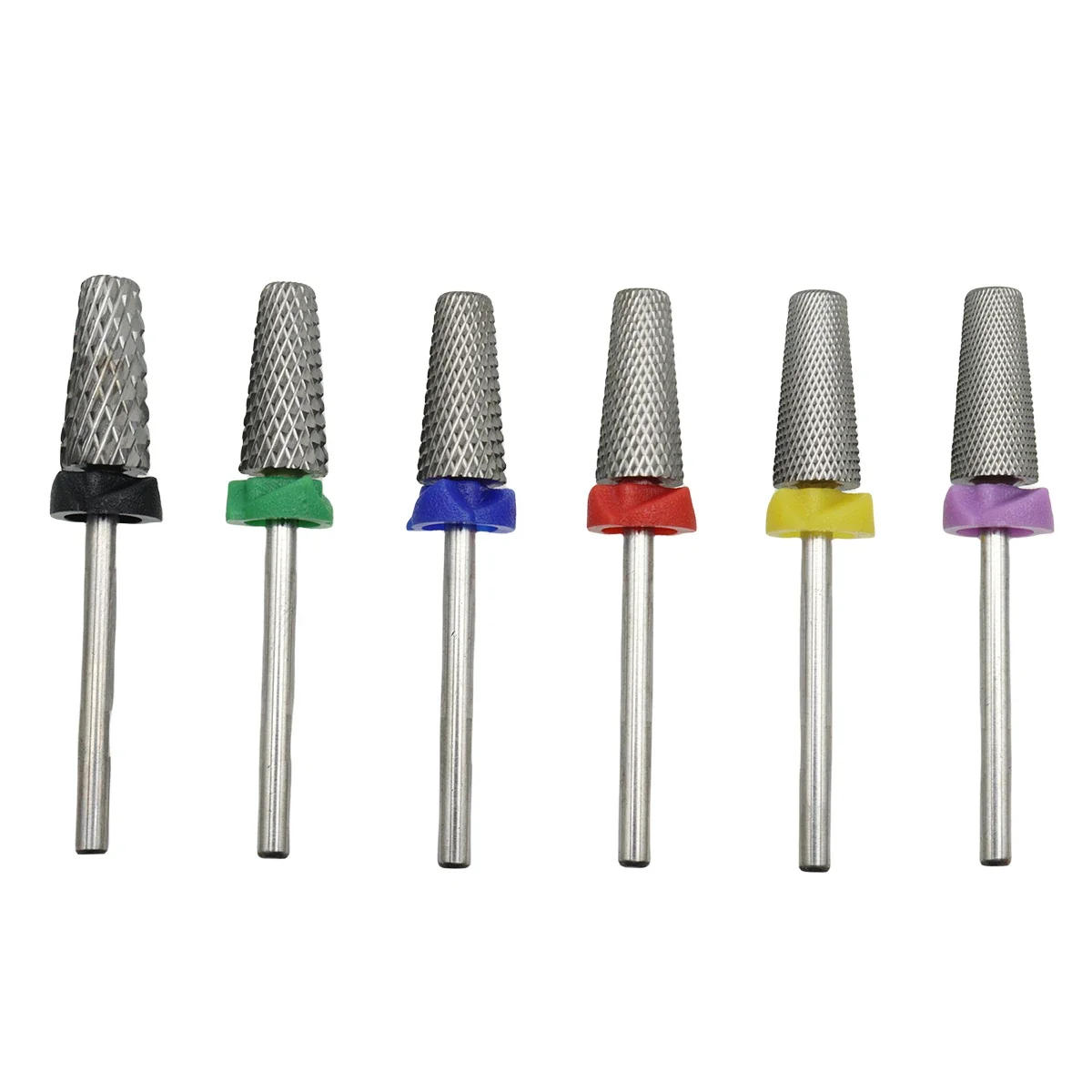 Description Picture 5 of item5in1 Cross Tooth Tapered Safety Carbide Nail Drill Bits With Cut Drills Carbide Milling Cutter Remove Gel