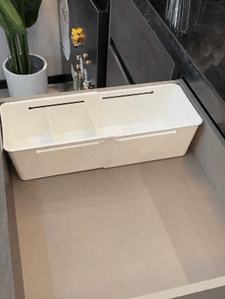 Description Picture 4 of itemExpandable Storage Drawer Organizers Kitchen Organizer with Expandable Compartments Sorting Drawer Sock Box