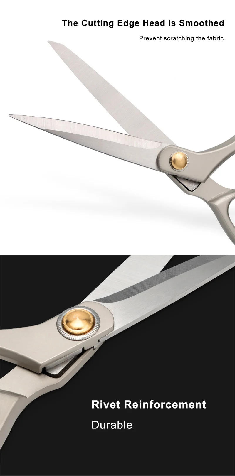 Description Picture 6 of itemProfessional Sewing Scissors Tailor Scissors Thread Cutter Stainless Steel Dressmaker Scissor Shears Tools Sewing Craft Supplies