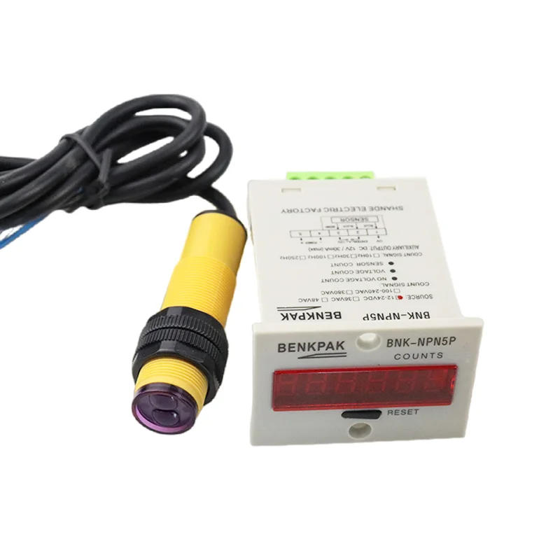 Description Picture 5 of itemBenkPak 6 digits 1-999999 digital counter 10-30cm adjustable photoelectric switch