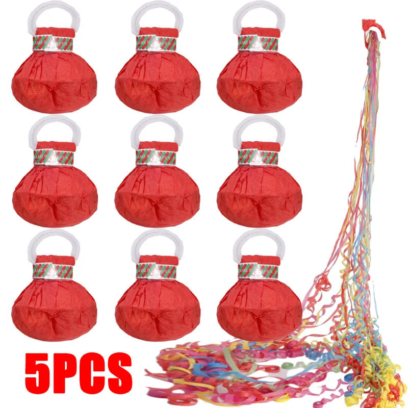 Description Picture 2 of item1/5PCS Party Popper Throw Streamers Colorful Ribbon Spray Bouquet Confetti Props for Wedding Party Birthday Atmosphere Supplies
