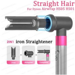 For Airwrap iron Straight Nozzle Attachment For Dyson Airwrap HS01 HS05 Hair Dryer Accessories Hair Styling Straighten Nozzle