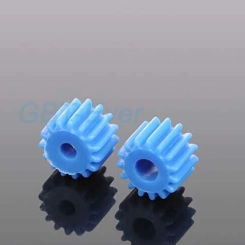 20/50Pcs 0.5M Plastic Gear 15 Teeth Toy RC Model Car Bore 2.3mm 3.17mm Shaft Motor Pinion Gear for 390 545 550 Motor Accessories