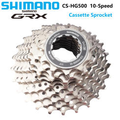 SHIMANO HG500 10-Speed Cassette Sprocket CS-HG500-10 Freewheel GRX Series HYPERGLIDE Bicycle Accessories Bike Parts Original