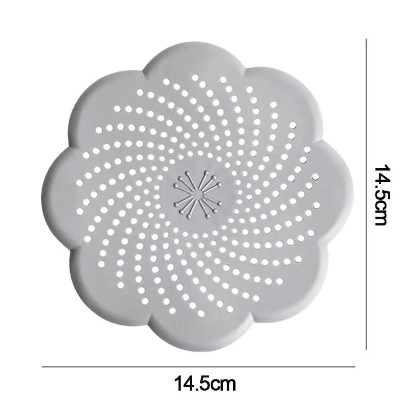 Description Picture 4 of itemAnti-blocking Sink Strainer Floor Drain Hair Clean Up Sewer Outfall Drain Filter Shower Drain Pad Kitchen Bathroom Accessories
