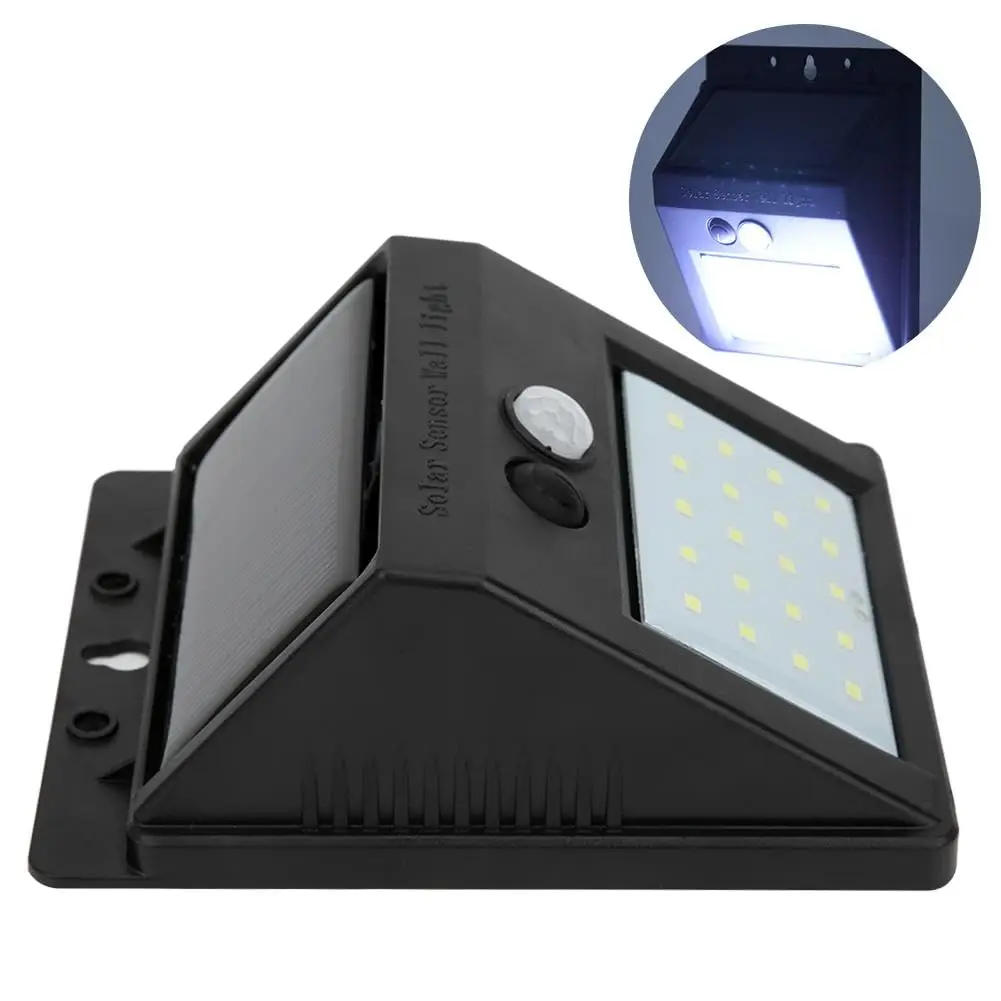 Description Picture 6 of itemSolar Sensor Wall Lamp 20LED for Outdoor Yard Corridor Driveways Porches Garden Security PIR Sensor + Light Control