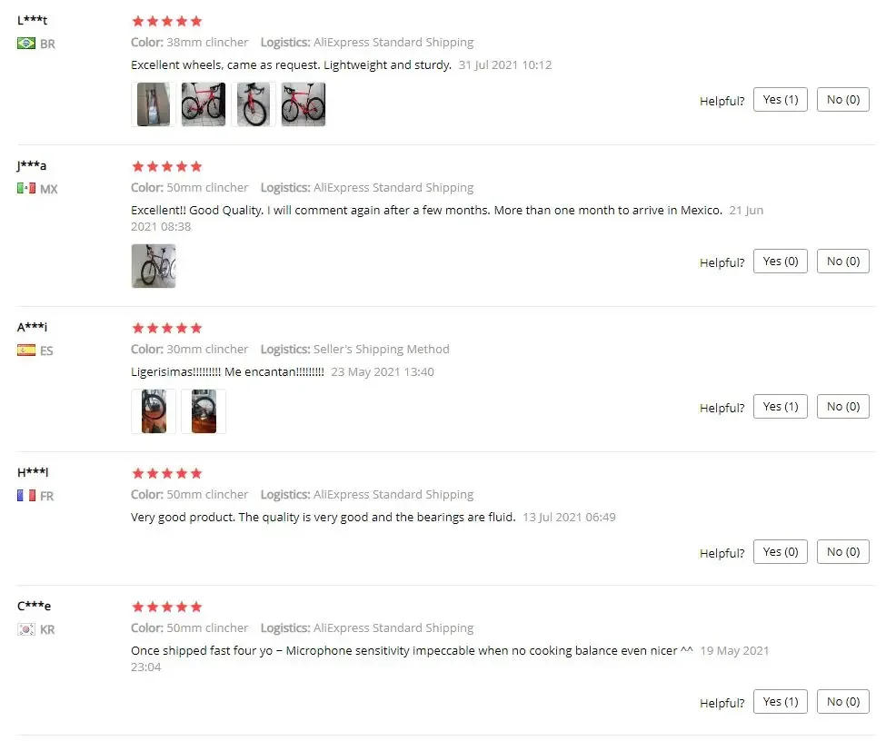 Description Picture 5 of itemFixed Gear Carbon Wheels 50mm 60mm 88mm Depth Clincher Tubular wheels 23mm 25mm Width Track Wheels