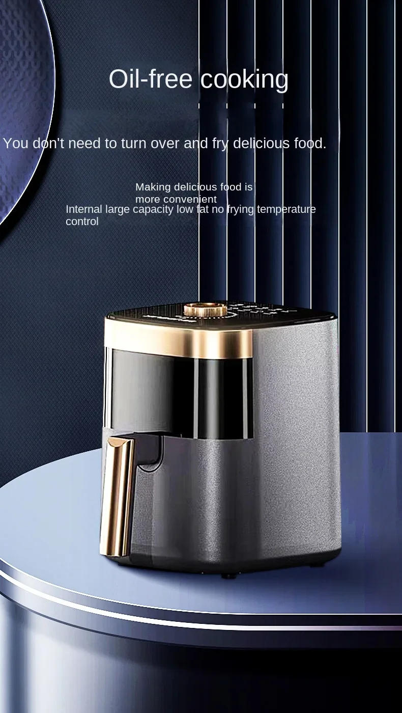 Description Picture 3 of item5L Air Fryers 220V Household Visual Multi-function Electric Fryer Oven Large Capacity Visual Fryer Chip Machine Airfryers Oven