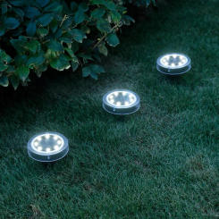 4pcs Light Sensor Solar Lamp Underground Light 8 LED Buried Lamp Outdoor Waterproof Garden Lamps For Lawn Pathway Yard Stair