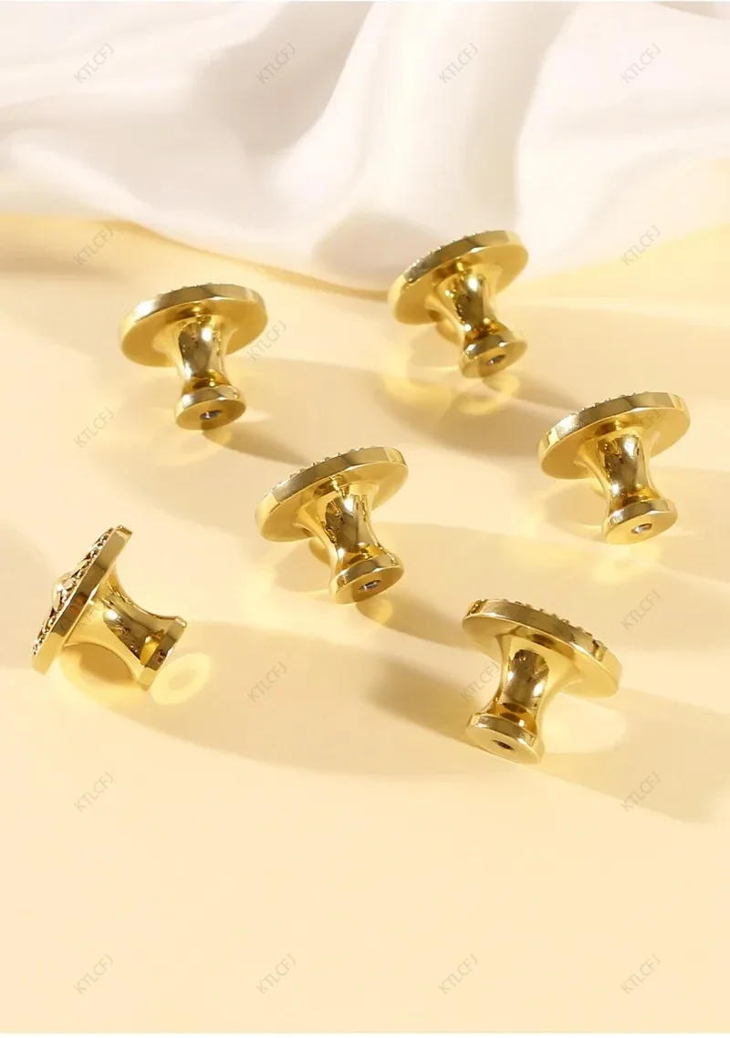 Description Picture 5 of itemLight Luxury Sun Flower Table Lamp Pure Brass Handle Nordic Bright Gold Silver Cabinet Door Wardrobe Drawer All Copper Handle