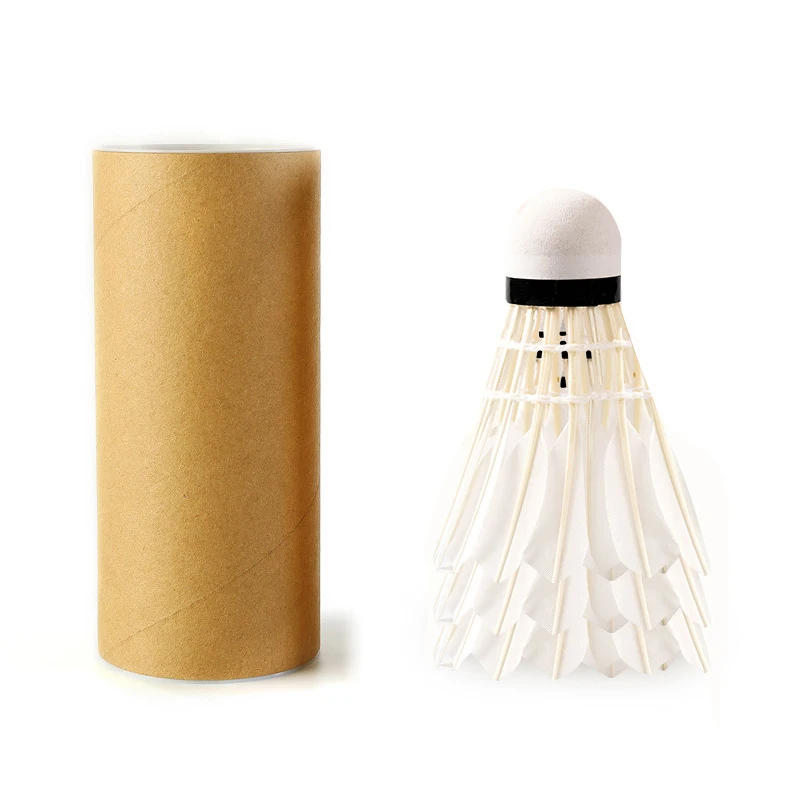 Description Picture 4 of item12Pcs Professional Badminton Balls White Goose Feather Shuttlecock Stable Training Sport Badminton Ball Sport Accessories