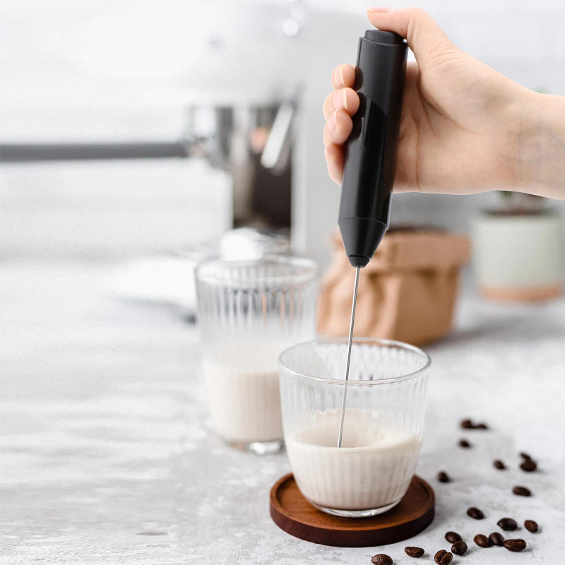Description Picture 5 of itemHandheld Battery Operated Electric Foam Maker Drink Mixer with Stainless Steel Whisk and Stand for Cappuccino Bulletproof Coffee