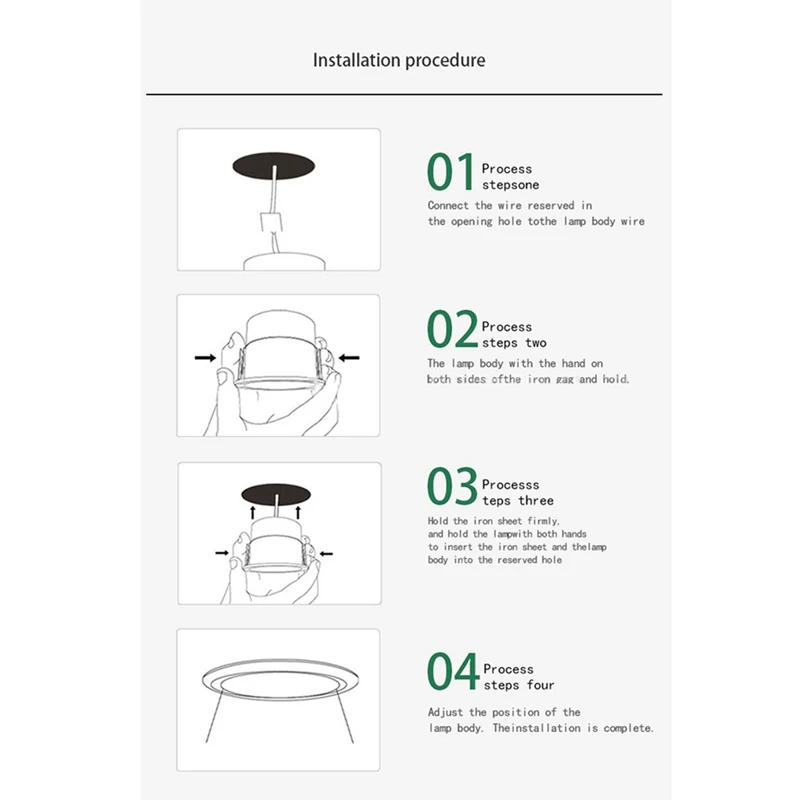Description Picture 5 of itemDimmable Recessed Anti COB LED Downlights 5W LED Ceiling Lamps LED Ceiling Spot Lights Indoor Lighting